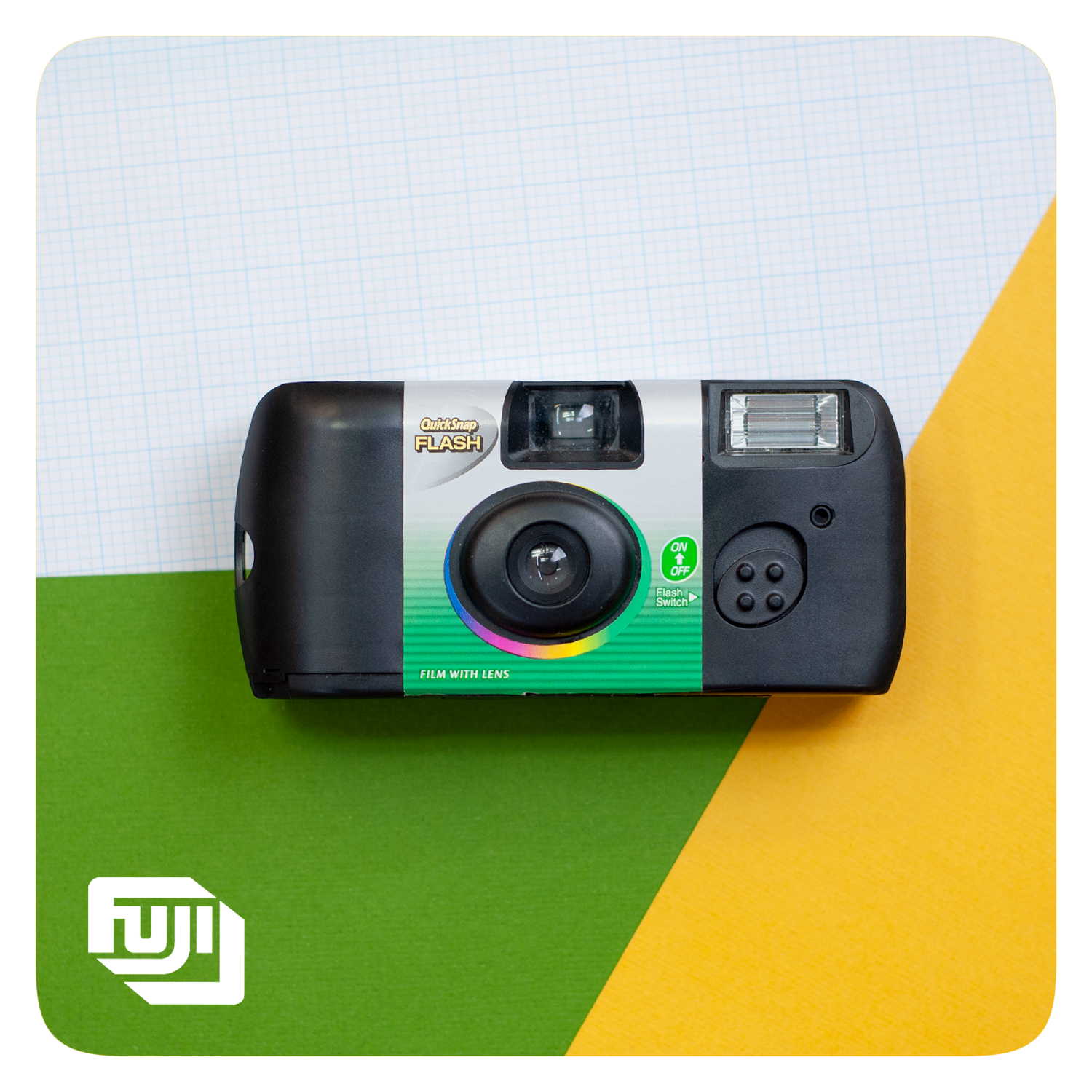Fujifilm QuickSnap Flash 400 Single-Use Disposable Camera With Flash